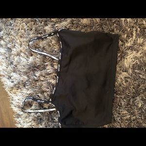 Levi’s black crop top spaghetti strap.